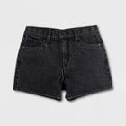 Levi's Girls' High-rise Jean Shorts - Black
