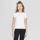 Girls' Rib Short Sleeve T-shirt - Art Class White