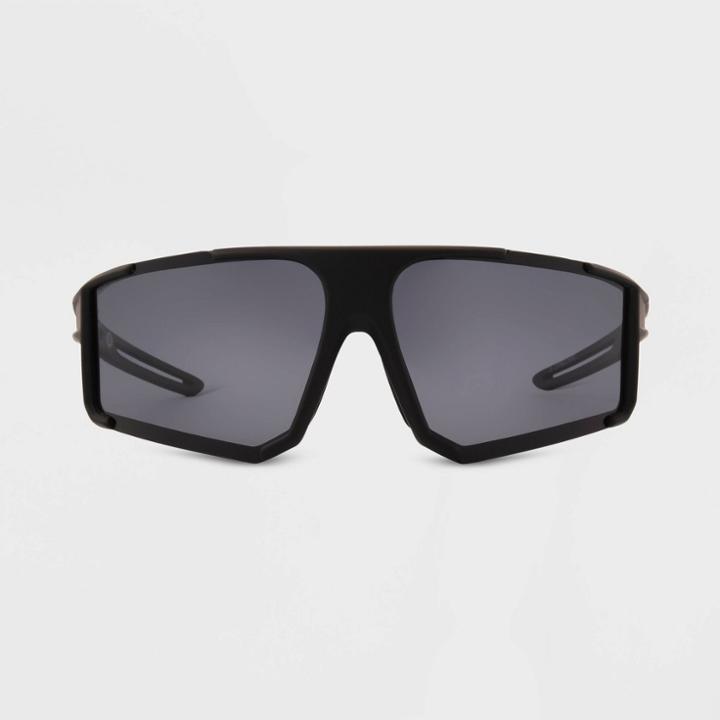 Men's Matte Plastic Shield Sunglasses - All In Motion