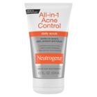 Neutrogena All-in-1 Acne Control Daily Scrub - Acne Treatment