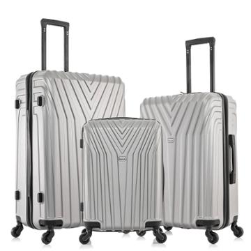 Inusa Vasty Lightweight Hardside Checked Spinner Luggage