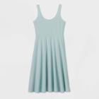 Women's Sleeveless Ballet Dress - A New Day Aqua Xs, Women's, Blue