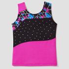 Target Freestyle By Danskin Girls' Activewear Tank Top - Black/magenta