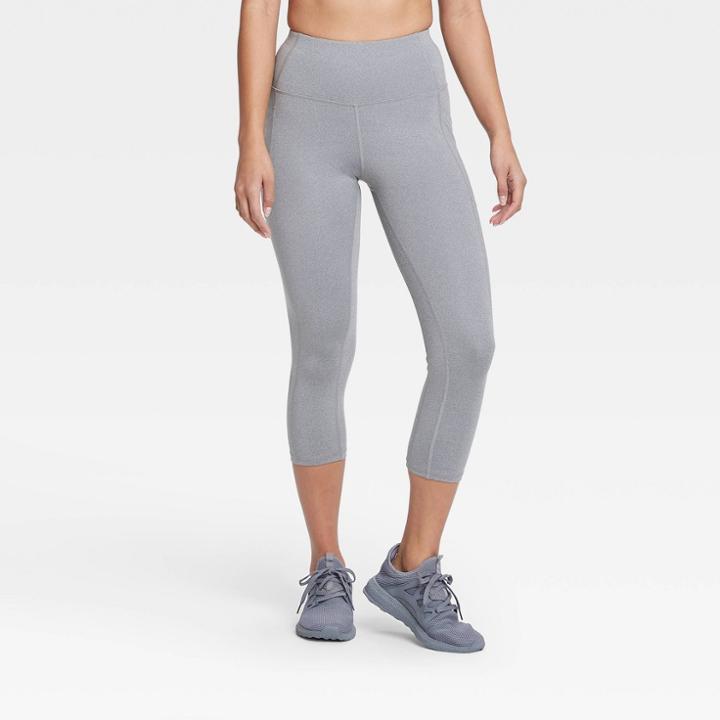 Women's Sculpted High-rise Capri Leggings 21 - All In Motion Charcoal Gray