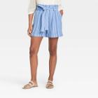 Women's High-rise Paperbag Shorts - A New Day
