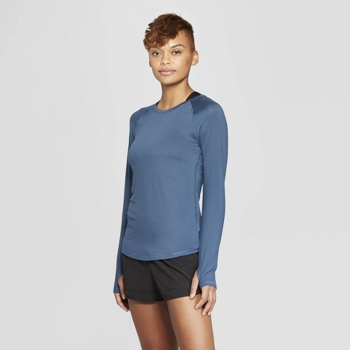 Women's Long Sleeve Soft T-shirt - C9 Champion Jade (green)