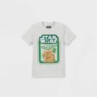 Boys' Star Wars The Child Flip Sequin Short Sleeve Graphic T-shirt - Off-white