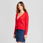 Women's Any Day V-neck Cardigan Sweater - A New Day Red