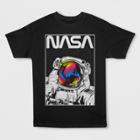 Boys' Nasa Short Sleeve Graphic T-shirt - Black