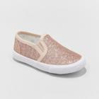 Toddler Girls' Margarita Glitter Sneakers - Cat & Jack Rose Gold