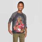 Boys' Long Sleeve Graphic T-shirt - Cat & Jack Black S, Boy's,