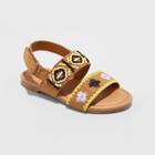Toddler Girls' Kelsie Embellished Slide Sandals - Genuine Kids From Oshkosh Cognac