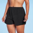Women's Pull-on Cover Up Shorts - Wild Fable Black