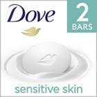 Dove Beauty Sensitive Skin Moisturizing Unscented Beauty Bar Soap - 2pk