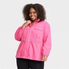Women's Sporty Anorak Jacket - Ava & Viv Pink
