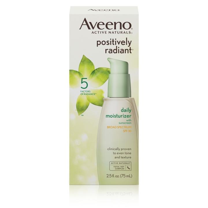 Aveeno Positively Radiant Daily Facial Moisturizer With Broad Spectrum Spf