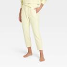Women's Cozy Rib Straight Pants - All In Motion Vibrant Yellow