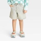 Toddler Boys' Button-front Pull-on Jean Shorts - Cat & Jack