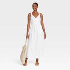 Women's Cross Back Tank Dress - Universal Thread White