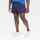 Men's Big Lined Run Shorts 3 - All In Motion Navy Blue