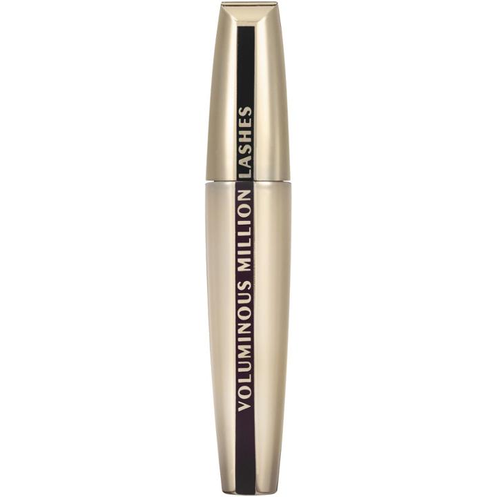 L'oreal Paris Voluminous Million Lashes 635 Blackest Black .3 Fl Oz, Blackest Black