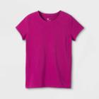 Girls' Short Sleeve T-shirt - All In Motion Berry Purple