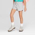 Girls' Pull-on Knit Shorts - Cat & Jack Gray