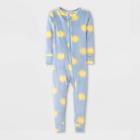 Toddler Sun Snug Fit Footless Pajama Romper - Cat & Jack Blue