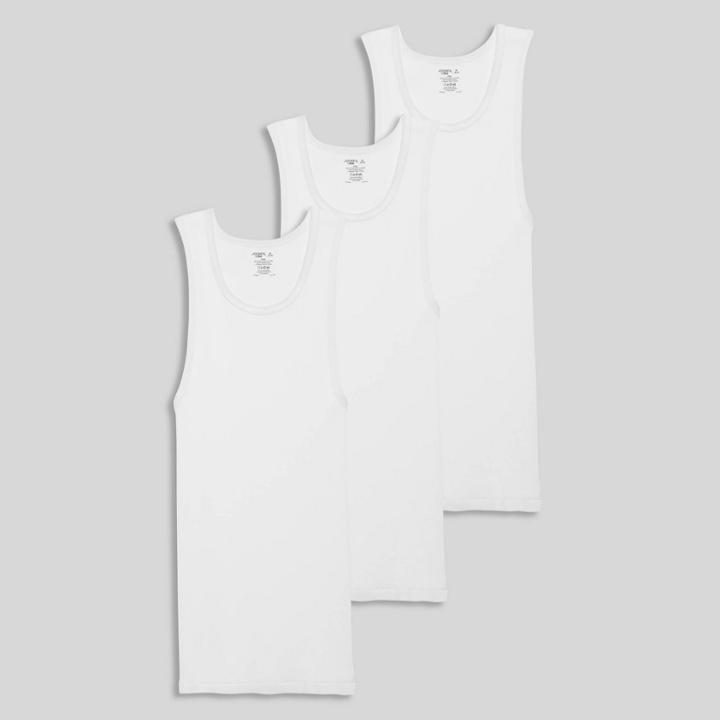 Jockey Generation Boys' 3pk Tank - White