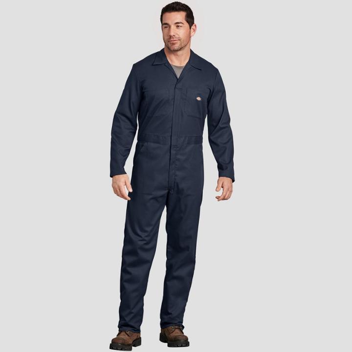 Dickies Men's Straight Overalls - Deep Navy S, Size: Small, Deep Blue