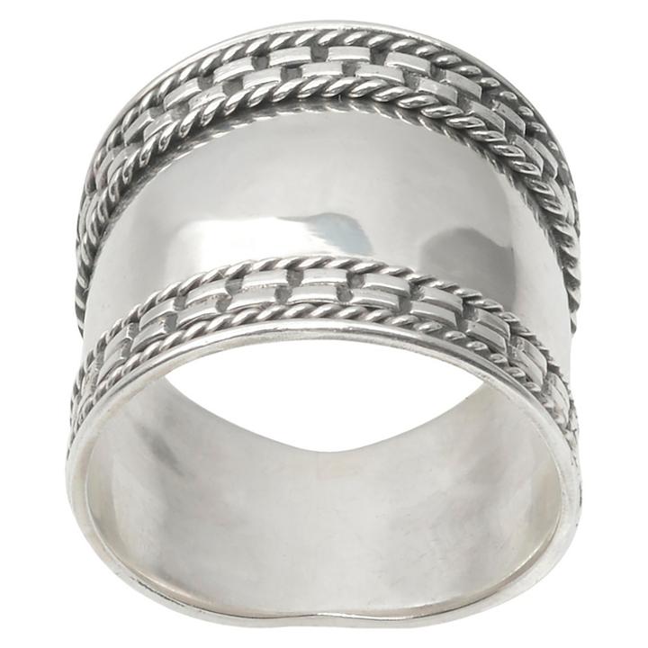 Women's Journee Collection Bali Design Ring In Sterling Silver -