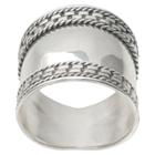 Women's Journee Collection Bali Design Ring In Sterling Silver -