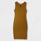 Sleeveless Rib Tank Maternity Dress - Isabel Maternity By Ingrid & Isabel Brown