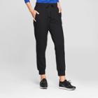 Women's Knit Jogger Pants - A New Day Black