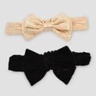 Baby Girls' 2pk Headband - Just One You Made By Carter's Gold/black