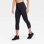 Women's Sleek High-rise Run Capri Leggings 21 - All In Motion Black