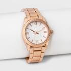 Target Women's Coin Edge Bracelet Watch - A New Day Rose Gold