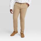 Men's Tall Skinny Fit Hennepin Tech Chino Pants - Goodfellow & Co Beige