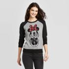 Women's Disney Minnie Mouse Pullover Sweater (juniors') - Gray
