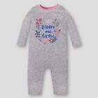 Lamaze Baby Girls' Bloom And Grow Romper - Heather Gray