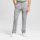 Men's Slim Fit Rolled Chino - Goodfellow & Co Gray 30x32,