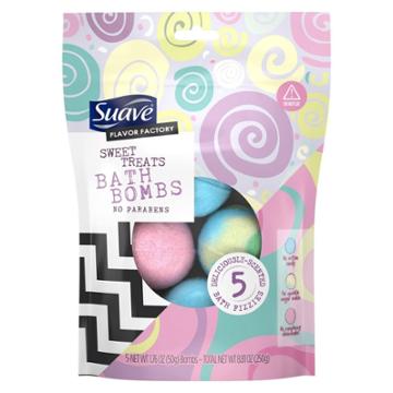 Suave Flavor Factory Sweet Treats Paraben-free Bath Bombs