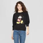 Women's Disney Mickey Mouse Graphic Sweatshirt (juniors') Black