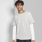 Men's Long Sleeve Layered French Terry T-shirt - Original Use