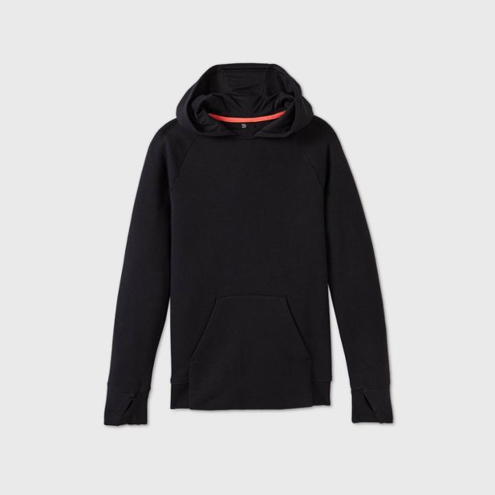 Boys' Fleece Hoodie Sweatshirt - All In Motion Black