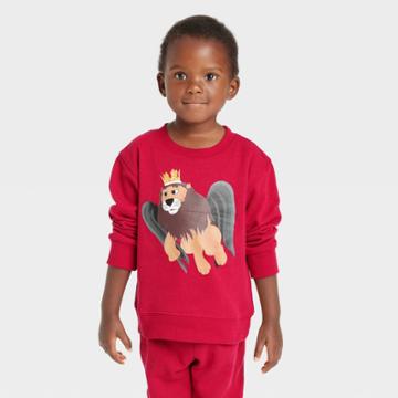 Toddler Rudolph The Red-nosed Reindeer Clarice Crewneck Sweatshirt - Red