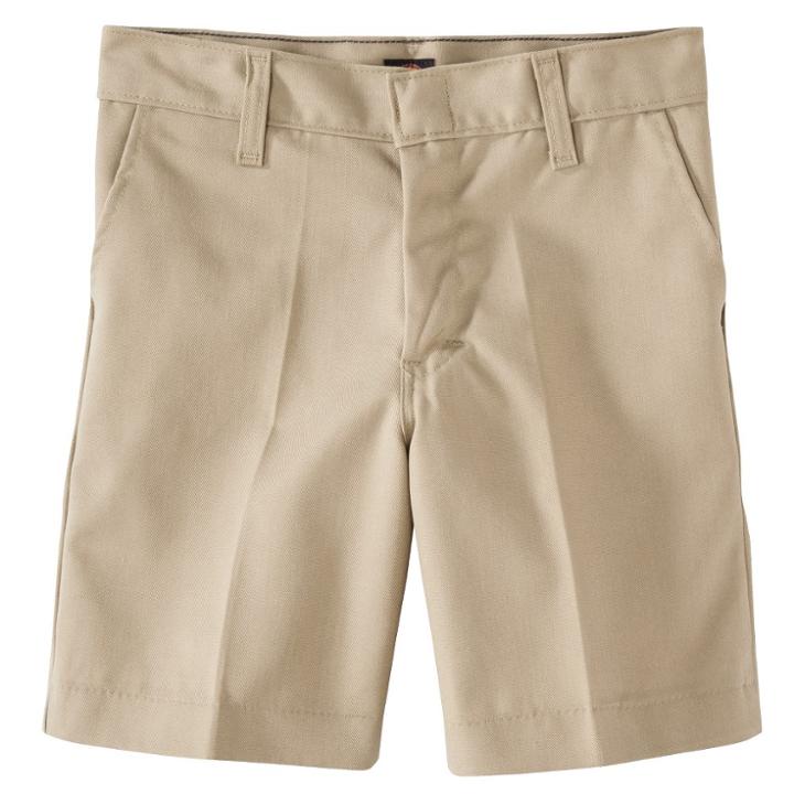 Husky Dickies Boys' Flat Front Shorts - Khaki (green) 20 H,