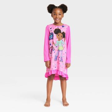 Sony Girls' Young Love Dorm Nightgown - Pink