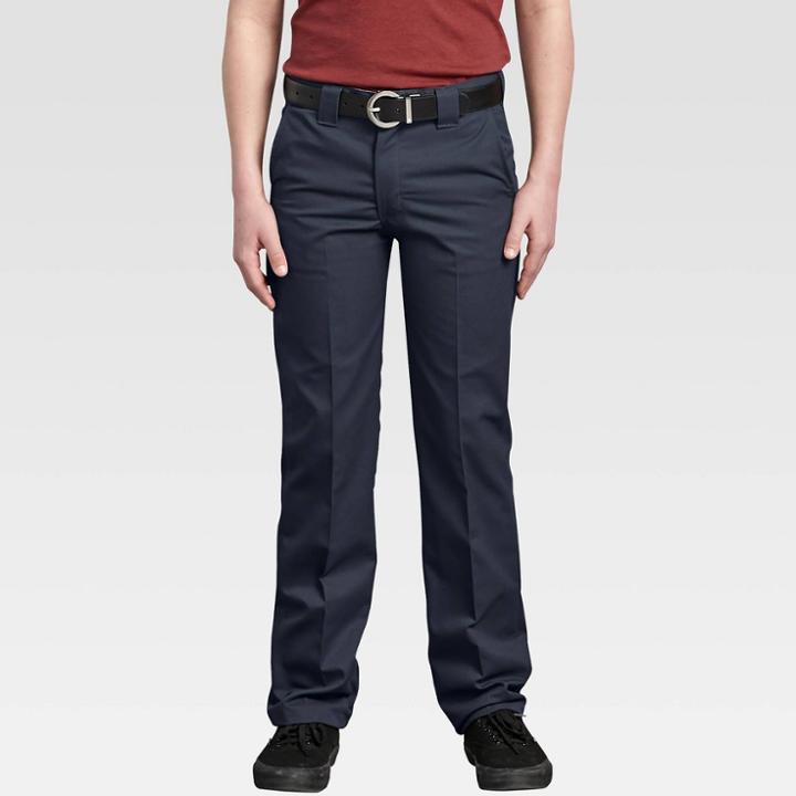 Dickies Boys' Slim Straight Pants - Dark Navy 20, Boy's, Blue