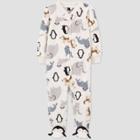 Baby Boys' Penguin Footed Pajama - Just One You Made By Carter's Ivory Newborn